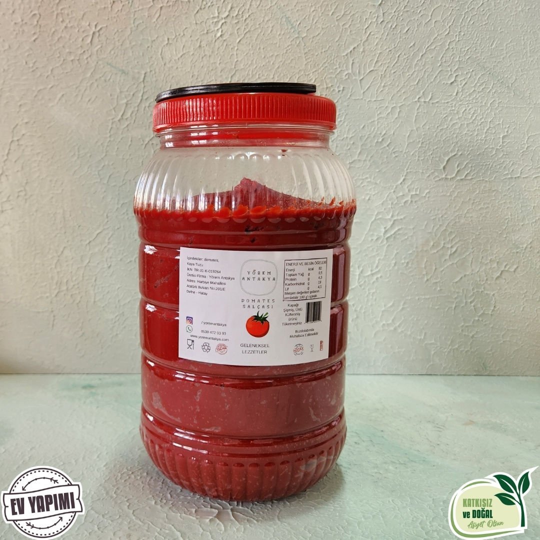 Domates Salçası 3 Kg (Yeni Mahsul)