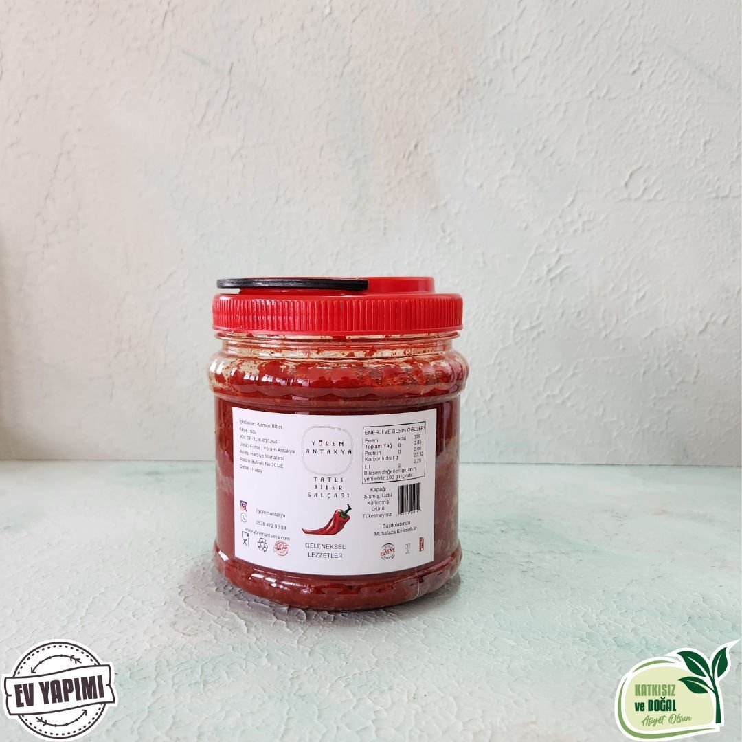 Tatlı Biber Salçası 1 Kg (Yeni Mahsul)