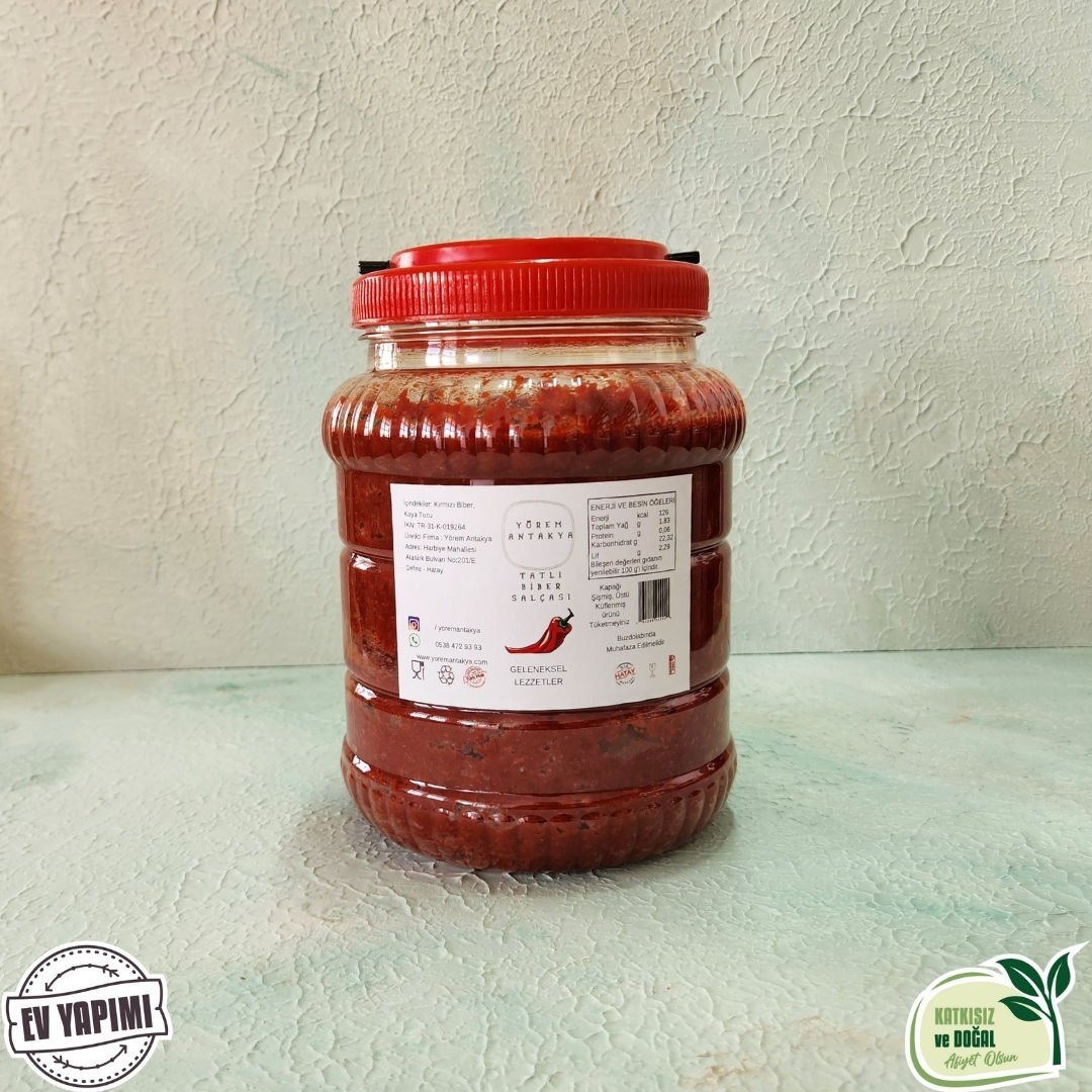 Tatlı Biber Salçası 2 Kg (Yeni Mahsul)