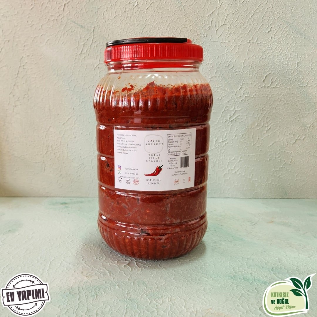Tatlı Biber Salçası 3 Kg (Yeni Mahsul)