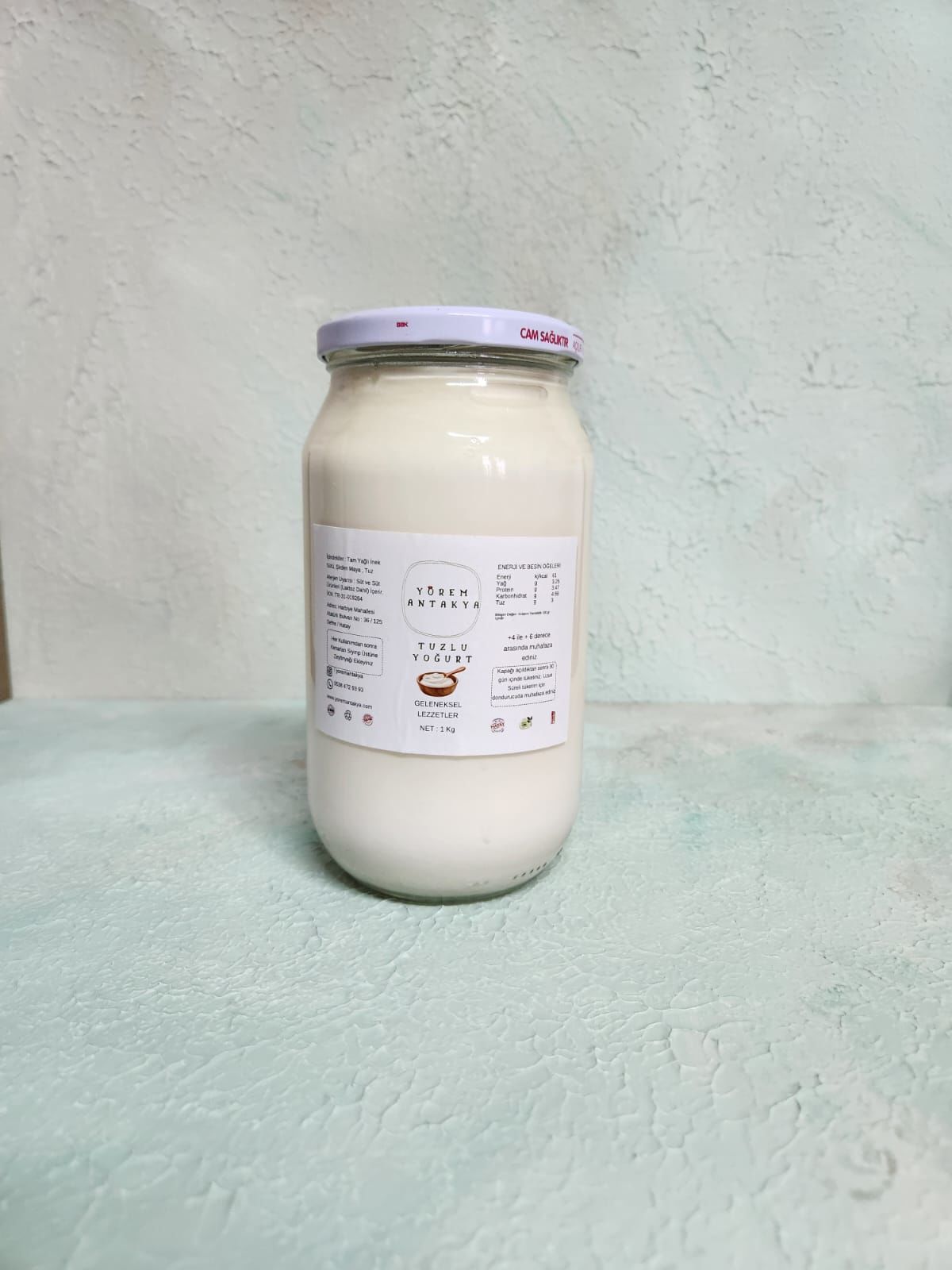 Tuzlu Yoğurt 1 Kg (Vakumlu)