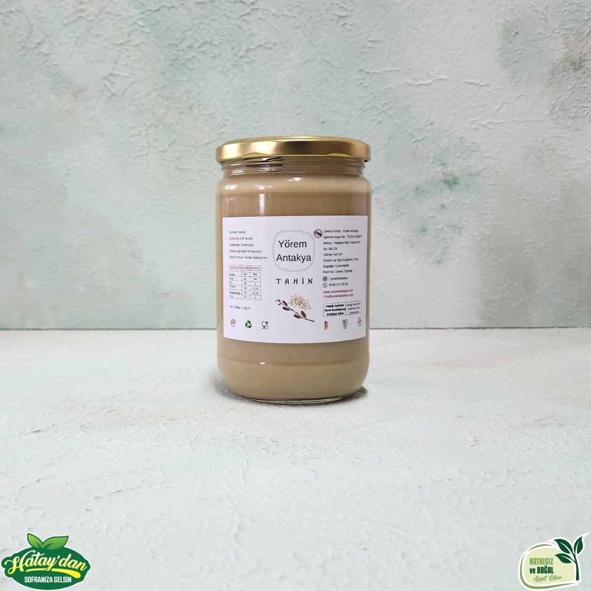 Tahin 600 Gr. (Cam Kavanoz)