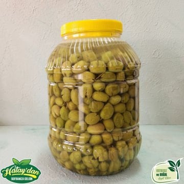 Kırma Yeşil Zeytin 3 Kg. (Yeni Mahsül)