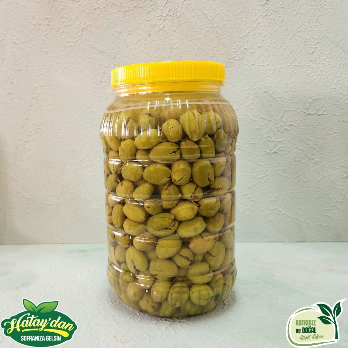 Yeşil Zeytin 2 Kg. (Kırma - Salamura)