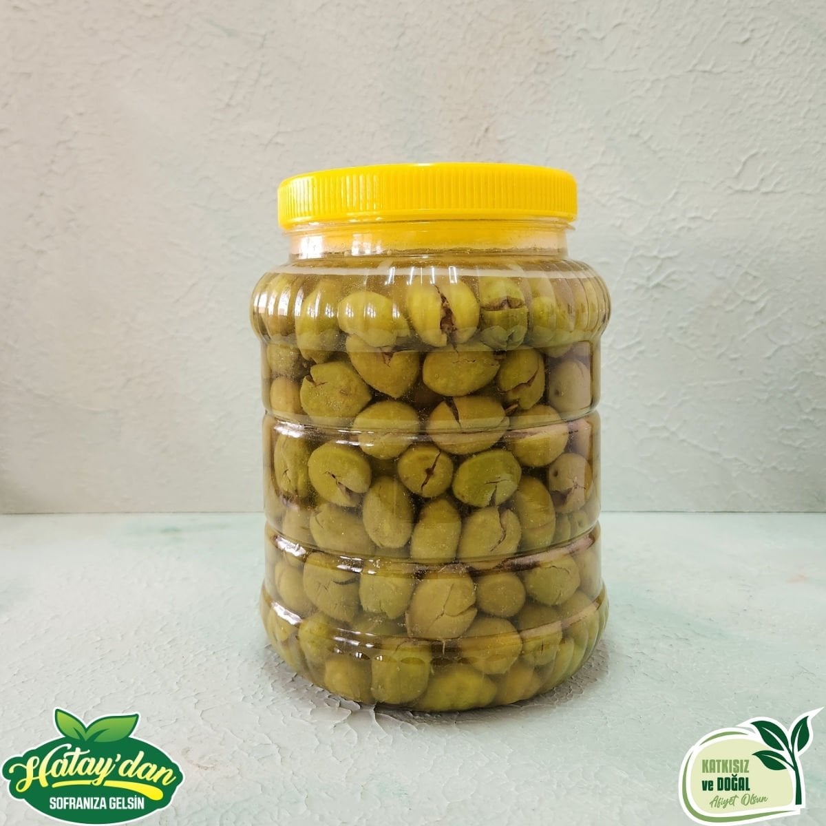 Kırma Yeşil Zeytin 1.2 Kg.