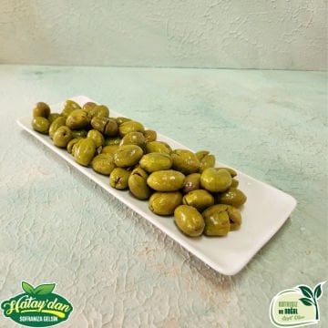 Kırma Yeşil Zeytin 600 Gr. (Yeni Mahsül)