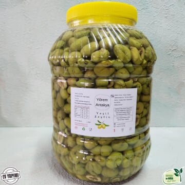 Çekirdeksiz Yeşil Zeytin 3 Kg.