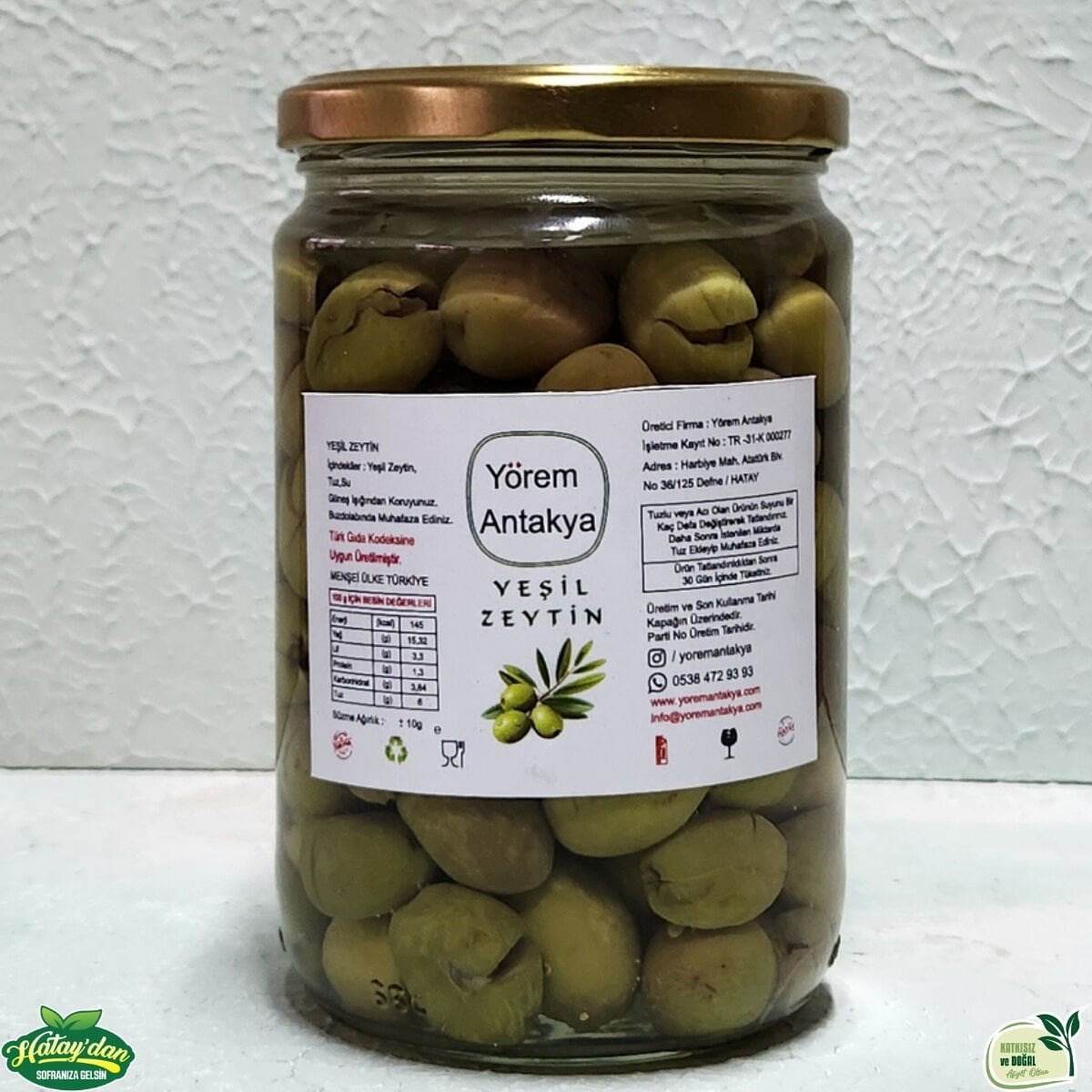 Kırma Yeşil Zeytin 350 Gr.