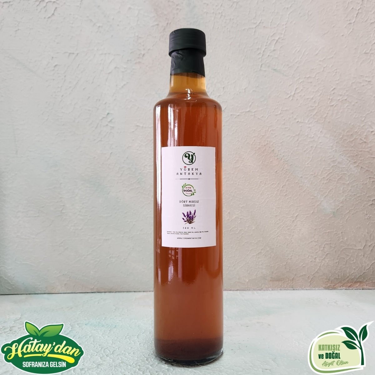 Doğal Dört Hırsız Sirkesi 500ML.