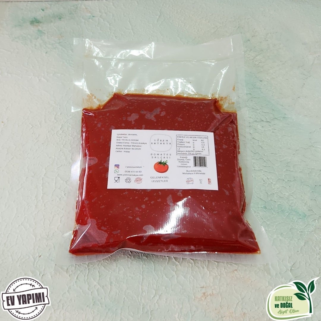 Gün Kurusu Domates Salçası 500 Gr (Vakumlu)