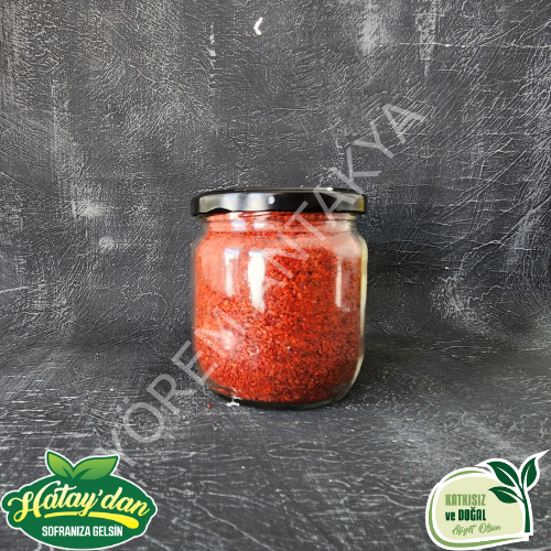 Tatlı Pul Biber 200 Gr.(Cam Kavanoz)