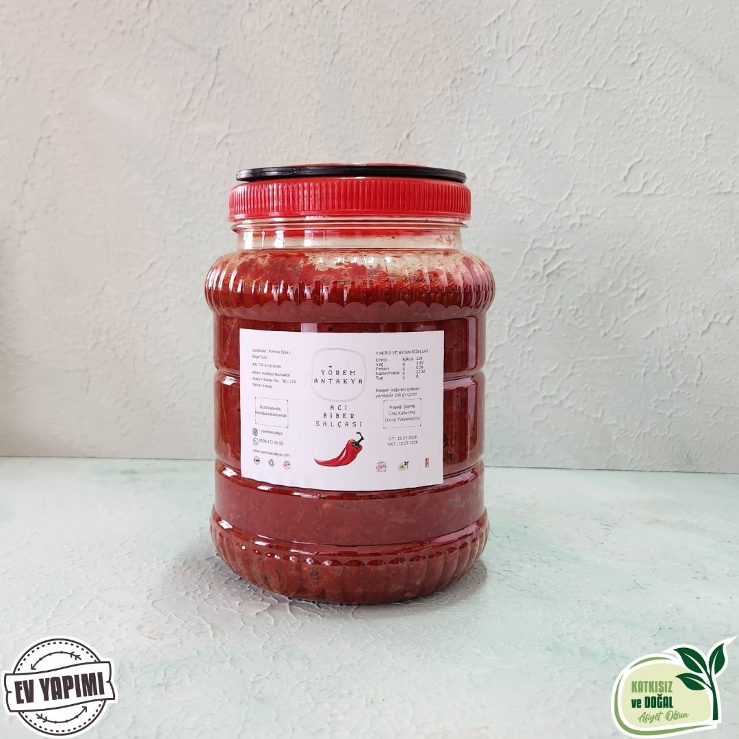 Çok Acı Biber Salçası 2 Kg (Yeni Mahsul)