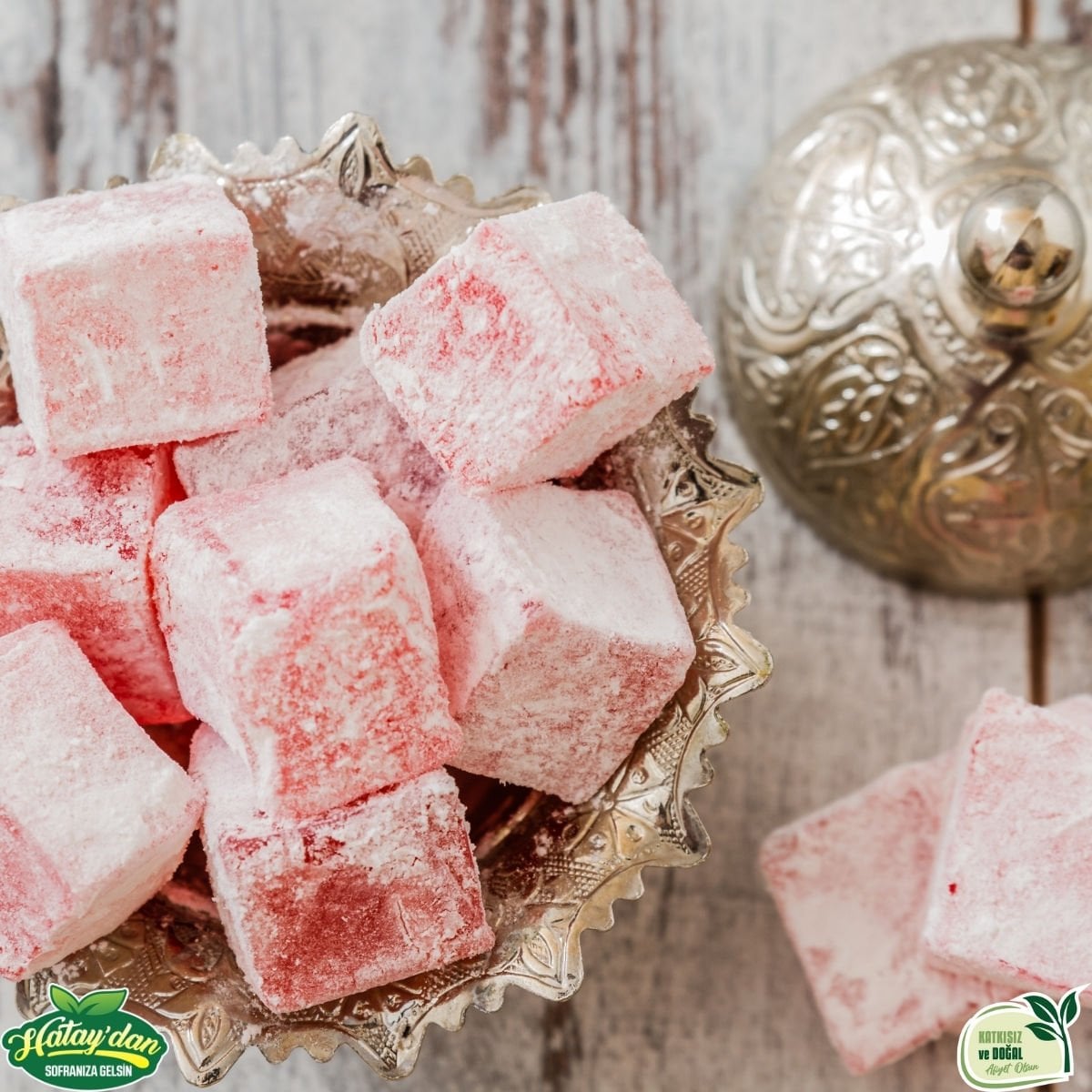 Güllü Lokum 500 Gr.