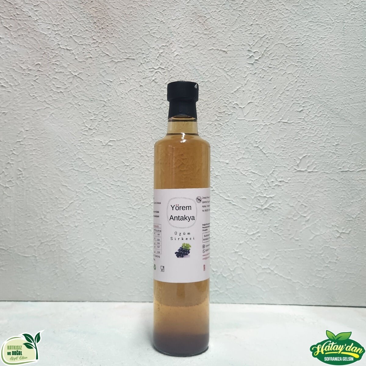 Doğal Üzüm Sirkesi 500 ML.