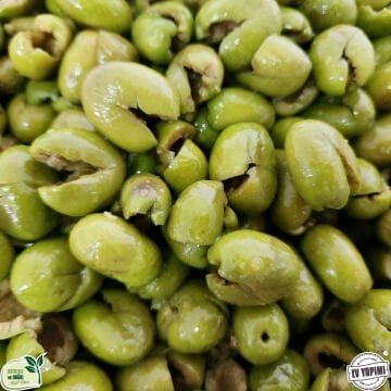 Çekirdeksiz Yeşil Zeytin 10 Kg. (Kova-Yeni Mahsül)