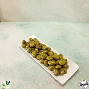 Kırma Yeşil Zeytin 10 Kg. (Kova)
