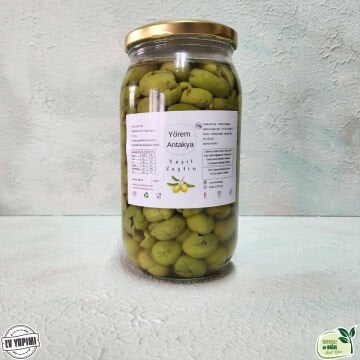 Çekirdeksiz Yeşil Zeytin 600 Gr.