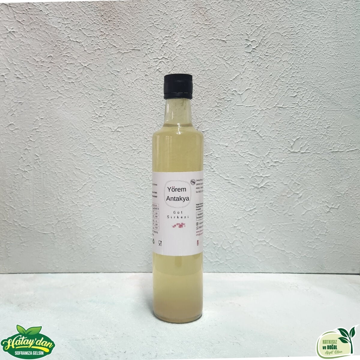 Doğal Gül Sirkesi 500ml.