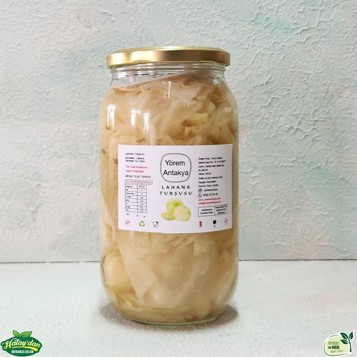 Ev Yapımı Lahana Turşusu 600 Gr.