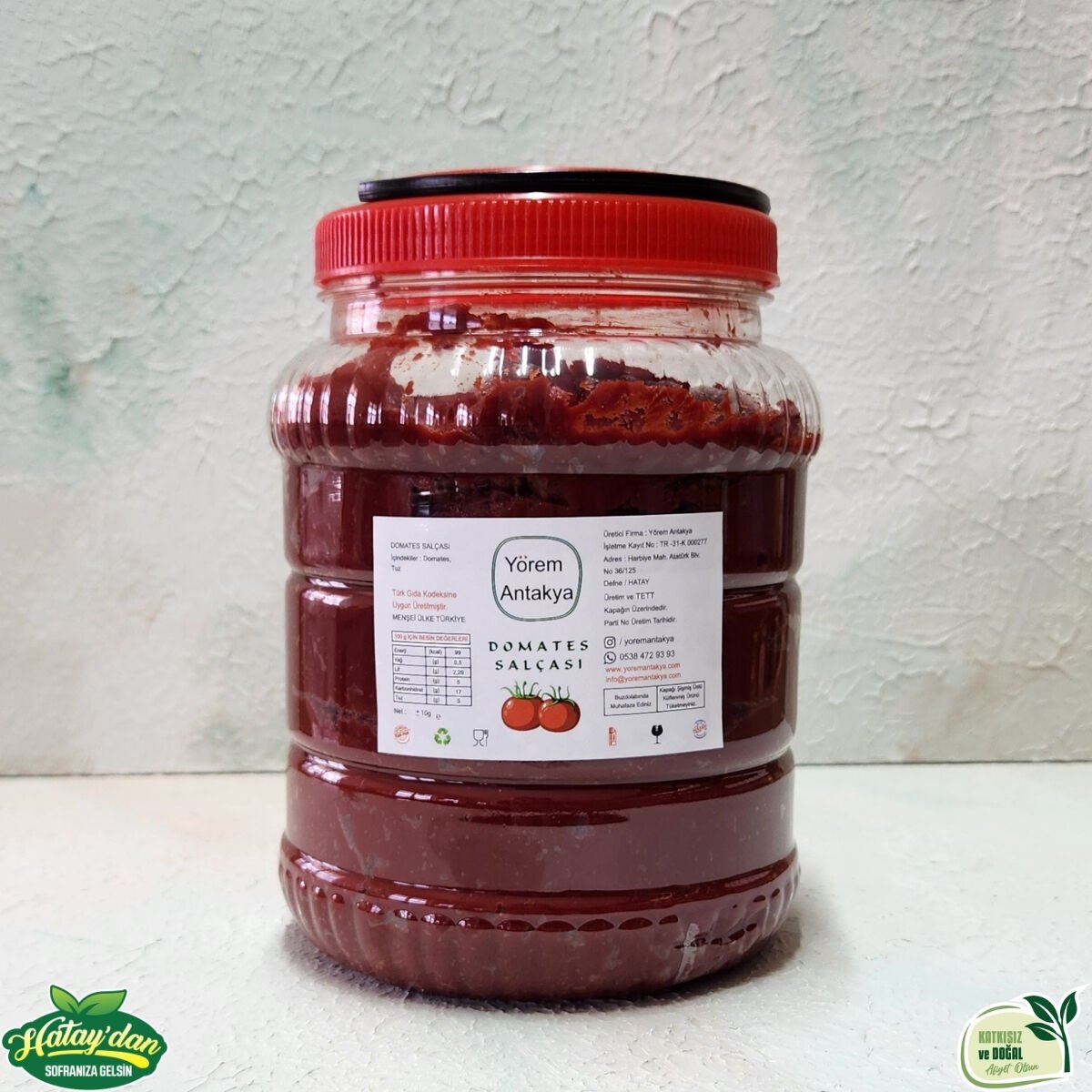 Gün Kurusu Domates Salçası 2 Kg (Pet)
