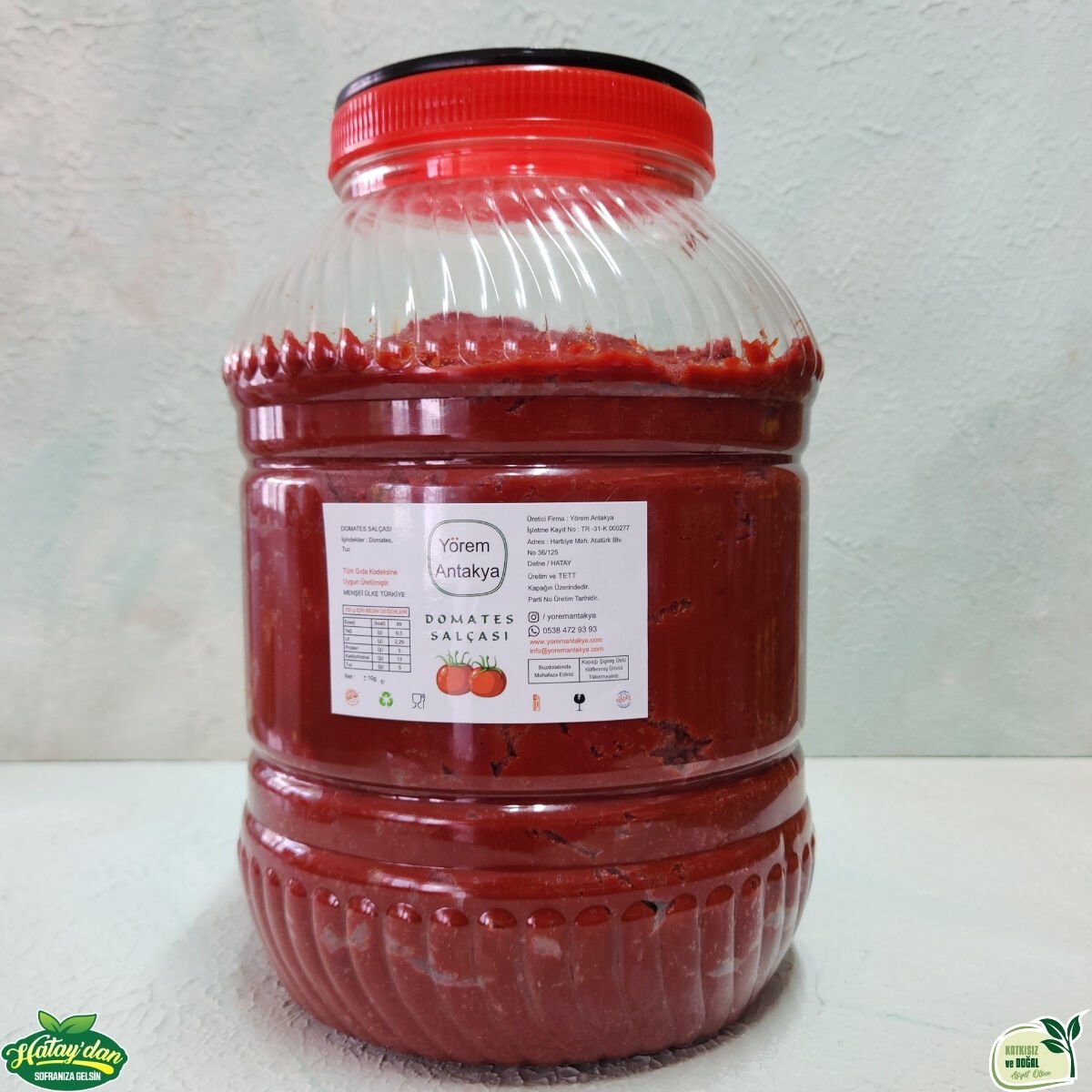 Gün Kurusu Domates Salçası 5 Kg (Pet)