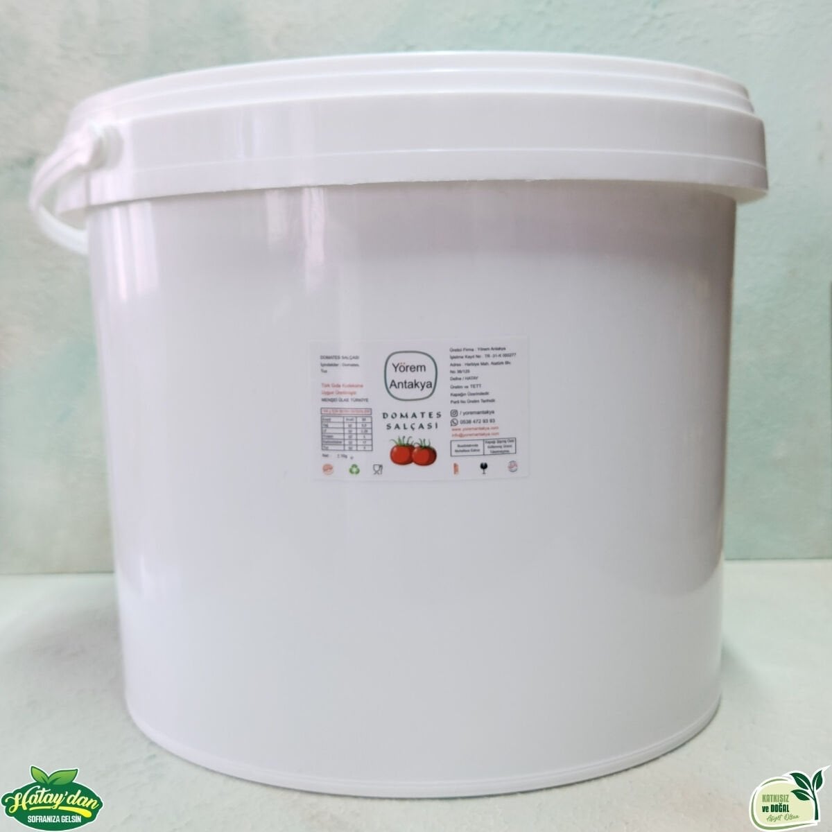 Gün Kurusu Domates Salçası 19 Kg (Kova)
