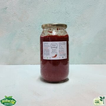 Gün Kurusu Tatlı Biber Salçası 1 Kg (Cam)