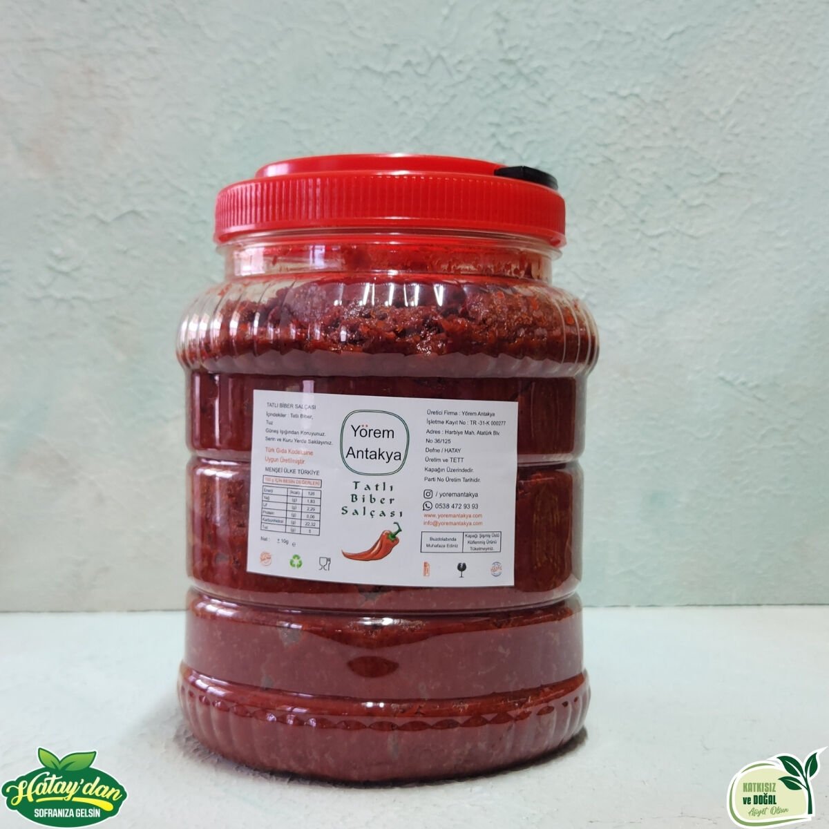 Gün Kurusu Tatlı Biber Salçası 2 Kg