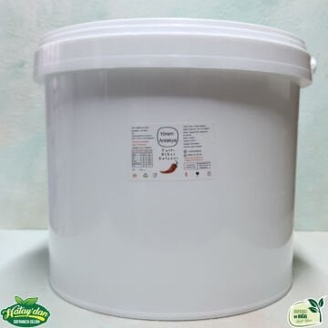Gün Kurusu Tatlı Biber Salçası 19 Kg (Kova)