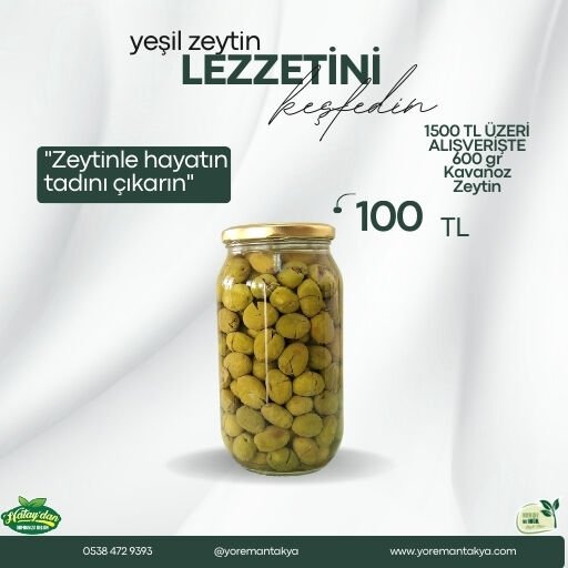 1500 TL üzeri alışverişlerde 600 gr Kırma Yeşil Ze