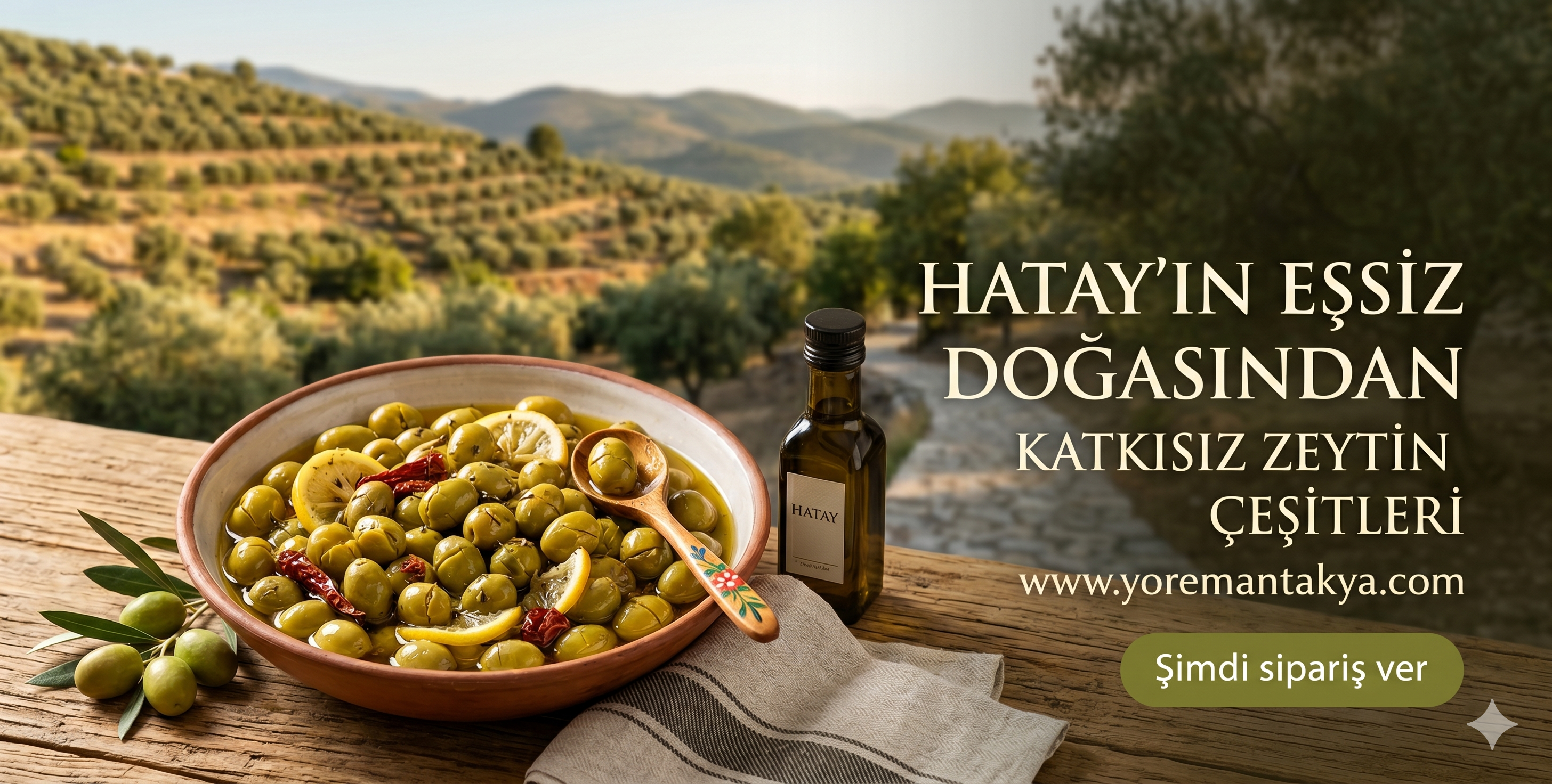 Doğal Hatay Zeytini